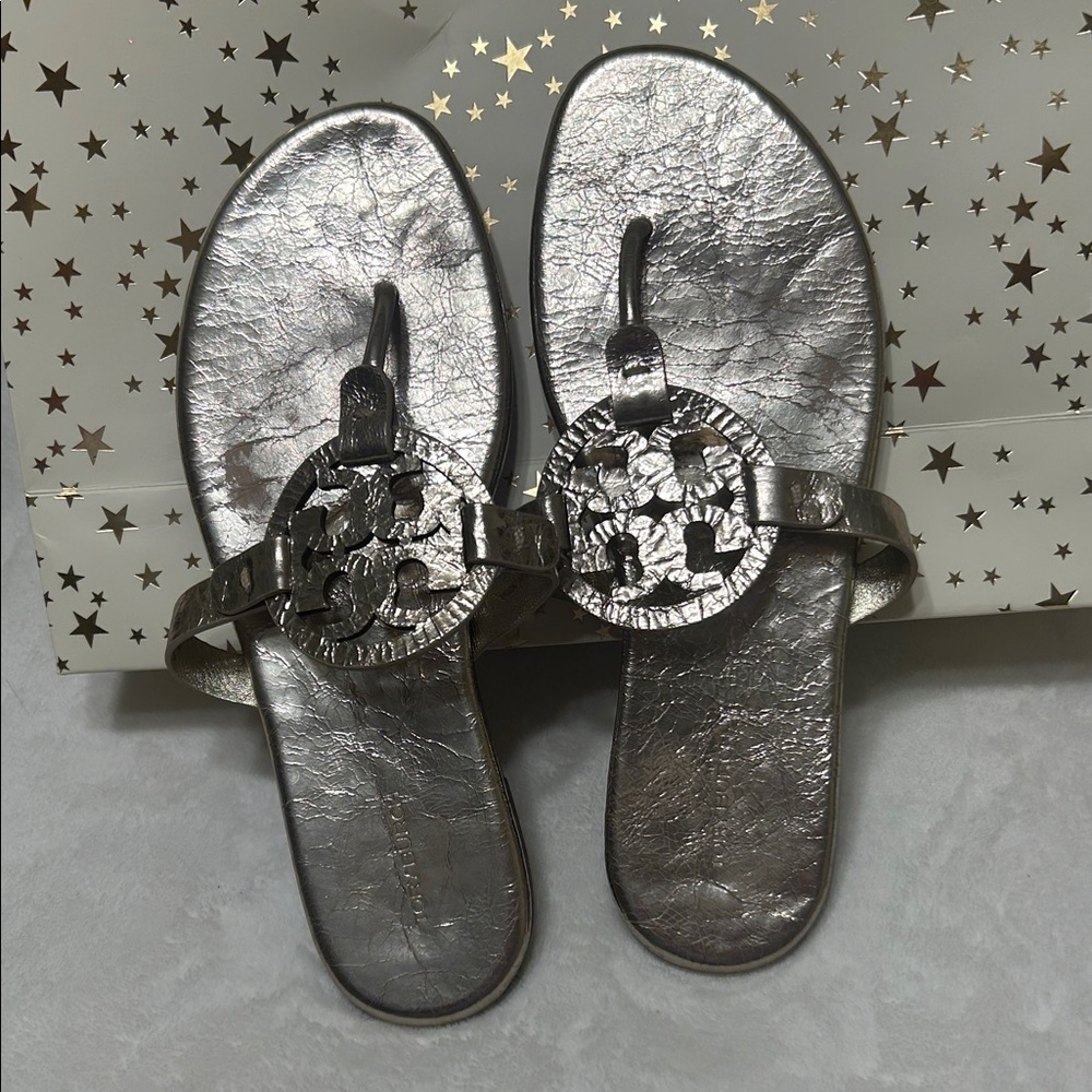 GOLD WRINKLED MILLER Sandals